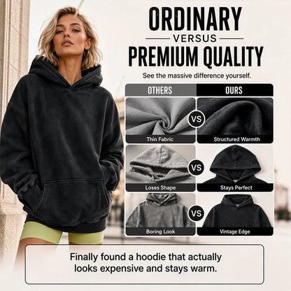 Oversized Acid Wash Hoodie