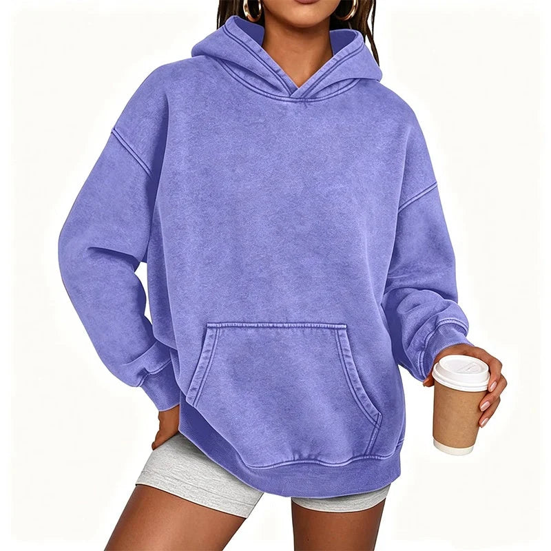 Oversized Acid Wash Hoodie