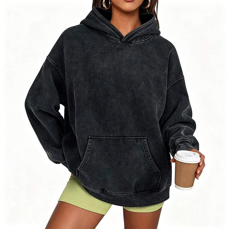 Oversized Acid Wash Hoodie