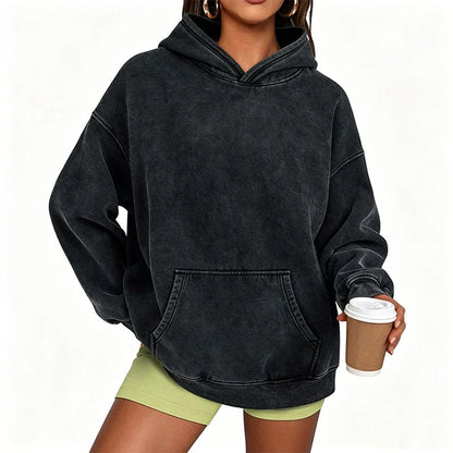 Oversized Acid Wash Hoodie