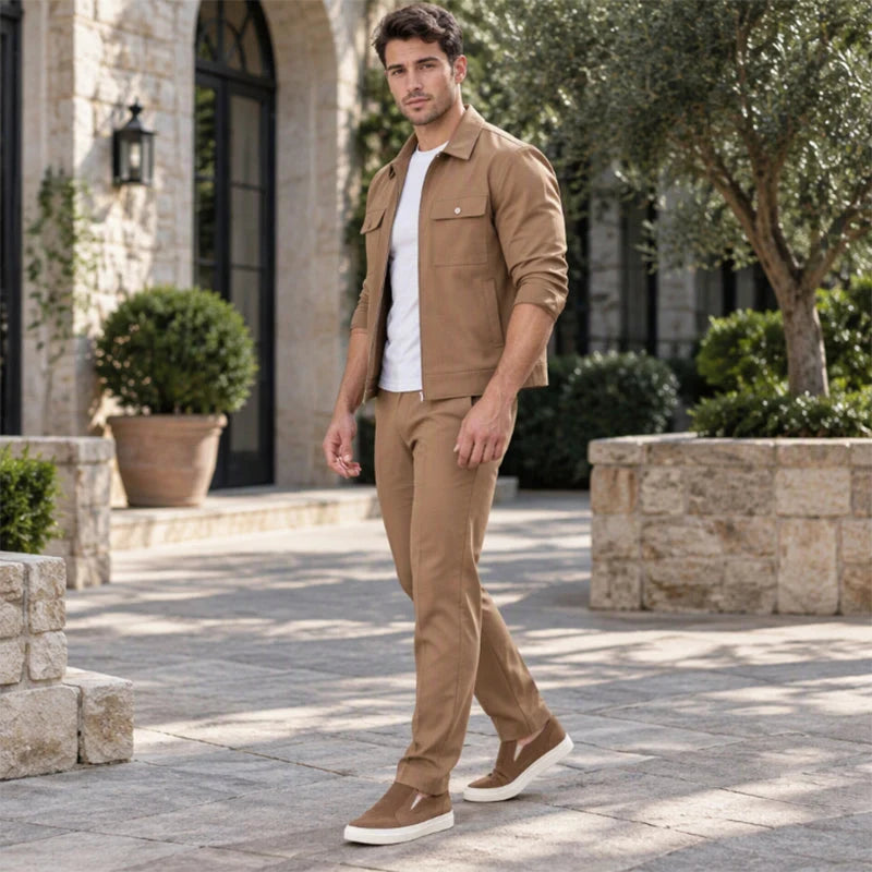 Men's Smart Casual Jacket & Trousers Set