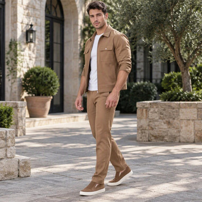 Men's Smart Casual Jacket & Trousers Set