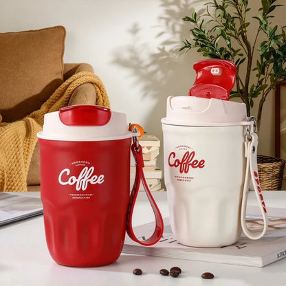 Smart Insulated Coffee Cup with Digital Temperature Display