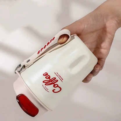 Smart Insulated Coffee Cup with Digital Temperature Display