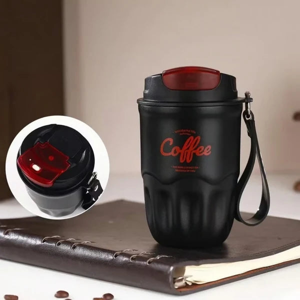 Smart Insulated Coffee Cup with Digital Temperature Display