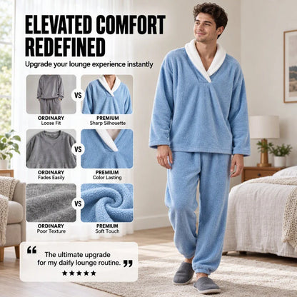 Men's Cosy Fleece Pyjama Set