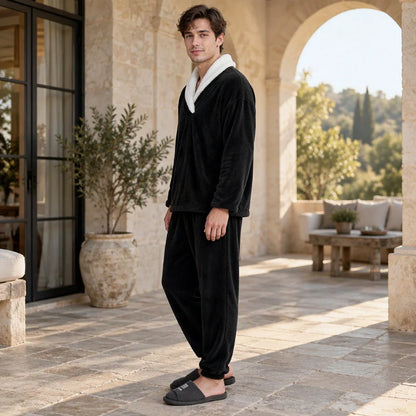 Men's Cosy Fleece Pyjama Set