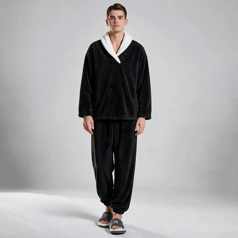 Men's Cosy Fleece Pyjama Set