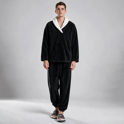 Men's Cosy Fleece Pyjama Set