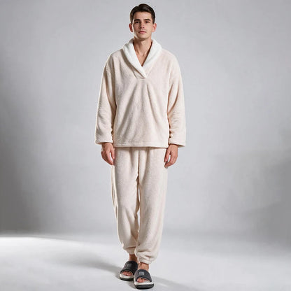 Men's Cosy Fleece Pyjama Set