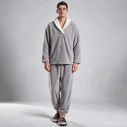 Men's Cosy Fleece Pyjama Set
