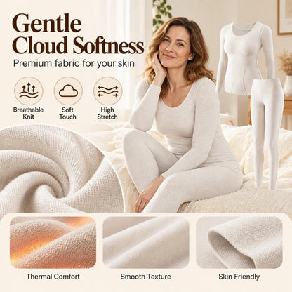 Women's Cosy Thermal Long Sleeve Top & Leggings Set