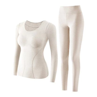 Women's Cosy Thermal Long Sleeve Top & Leggings Set