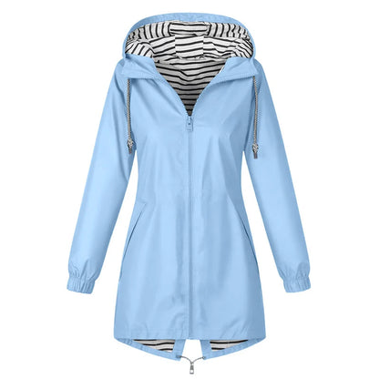 Women's Lightweight Hooded Rain Jacket