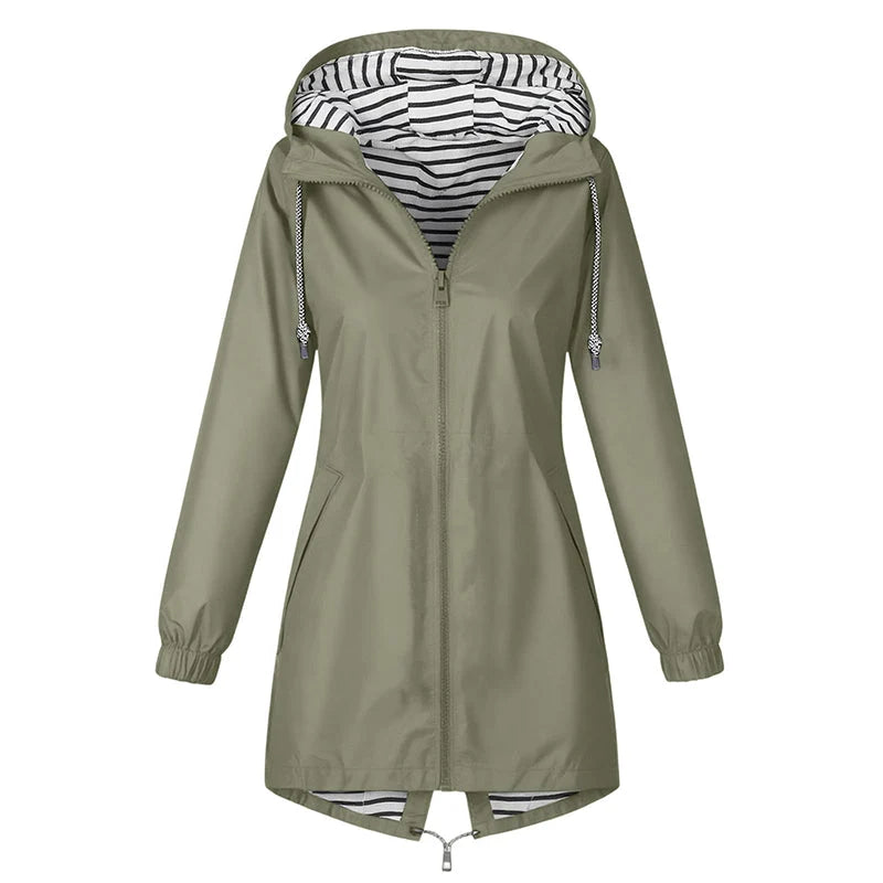 Women's Lightweight Hooded Rain Jacket