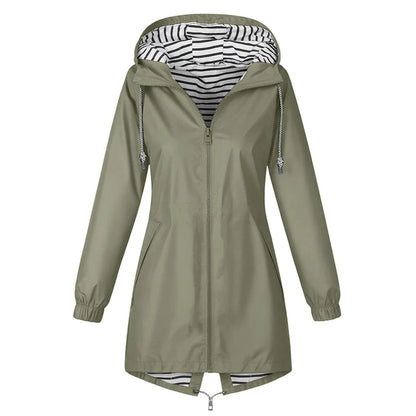Women's Lightweight Hooded Rain Jacket