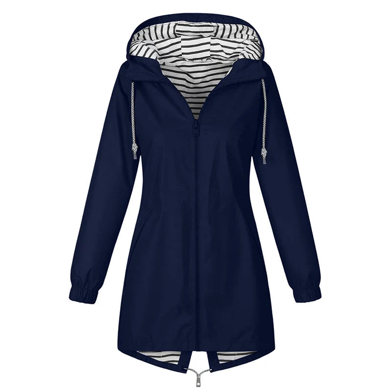 Women's Lightweight Hooded Rain Jacket