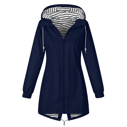Women's Lightweight Hooded Rain Jacket