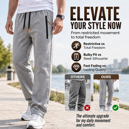 Men's Cosy Straight-Leg Thermal Joggers