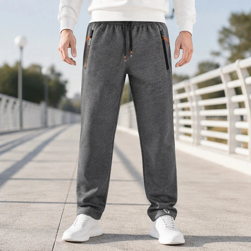 Men's Cosy Straight-Leg Thermal Joggers
