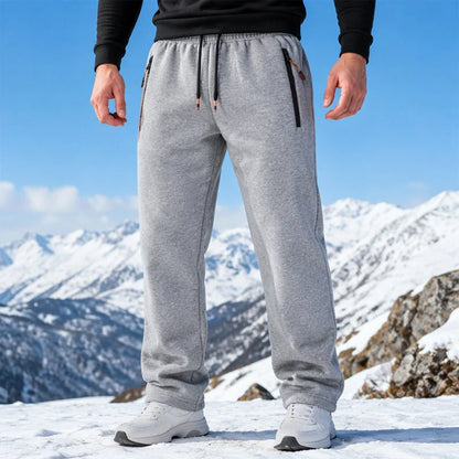 Men's Cosy Straight-Leg Thermal Joggers