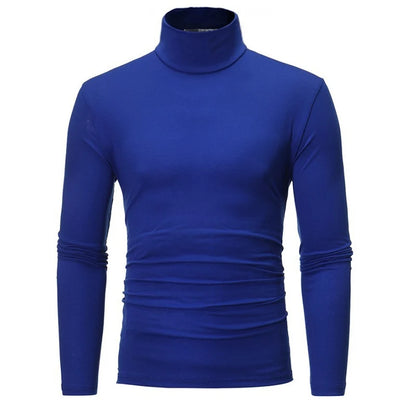 Men's Slim Fit Long Sleeve Mock Neck Top