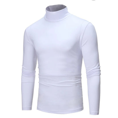 Men's Slim Fit Long Sleeve Mock Neck Top