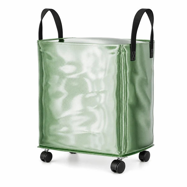 Large Capacity Foldable Rolling Storage Bag with Swivel Wheels