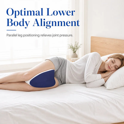 Contoured Heart-Shaped Knee Support Pillow