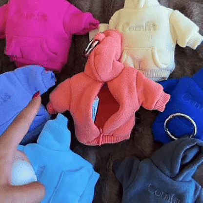 Mini Hoodie Squeeze Ball Keychain