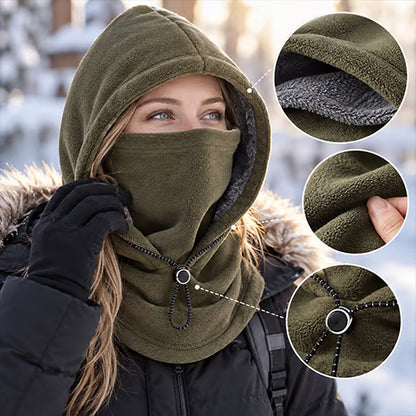 3-in-1 Fleece Winter Hood