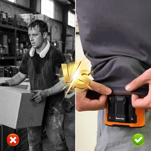 Rechargeable Clip On Waist Fan