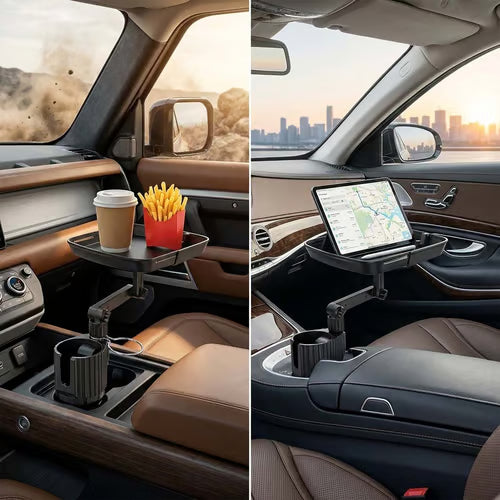 360° Rotating Car Dining & Storage Tray