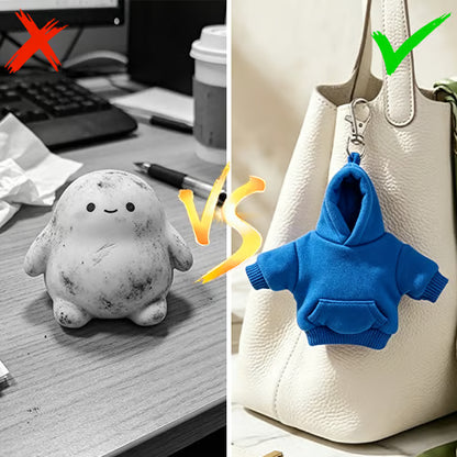 Mini Hoodie Squeeze Ball Keychain