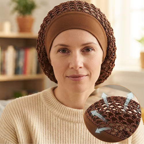 Stretch Crochet Mesh Hair Cap