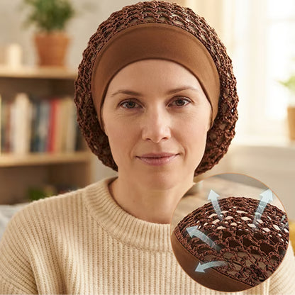 Stretch Crochet Mesh Hair Cap