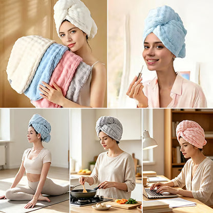 Women's Ultra-Absorbent Microfibre Hair Turban