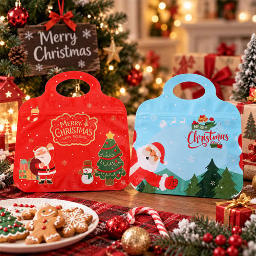 Christmas Handheld Treat Bags