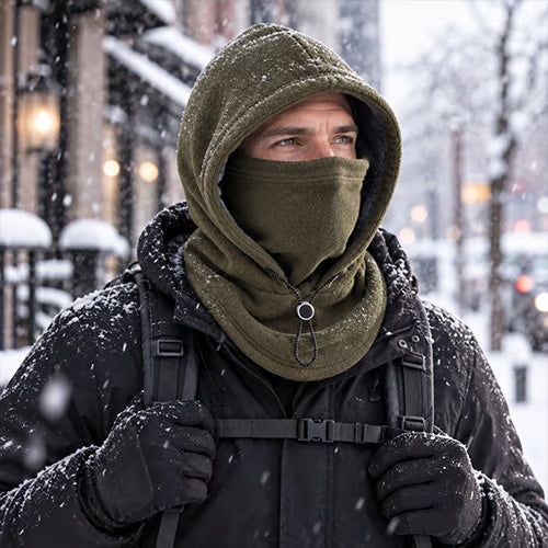 3-in-1 Fleece Winter Hood
