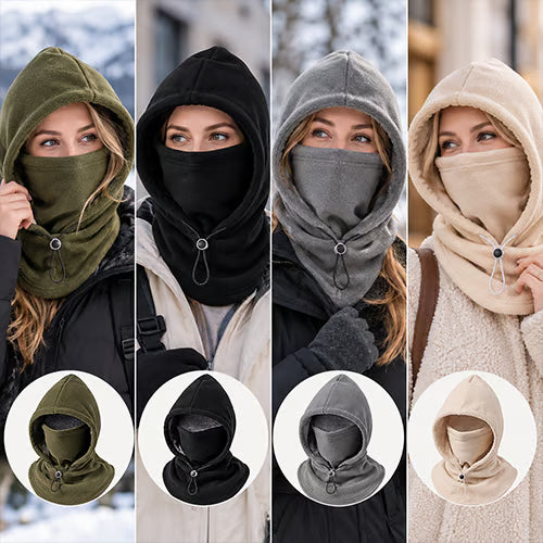 3-in-1 Fleece Winter Hood