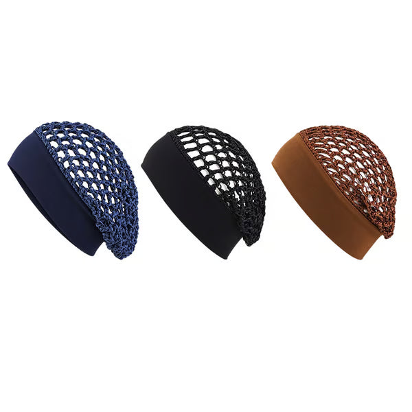 Stretch Crochet Mesh Hair Cap