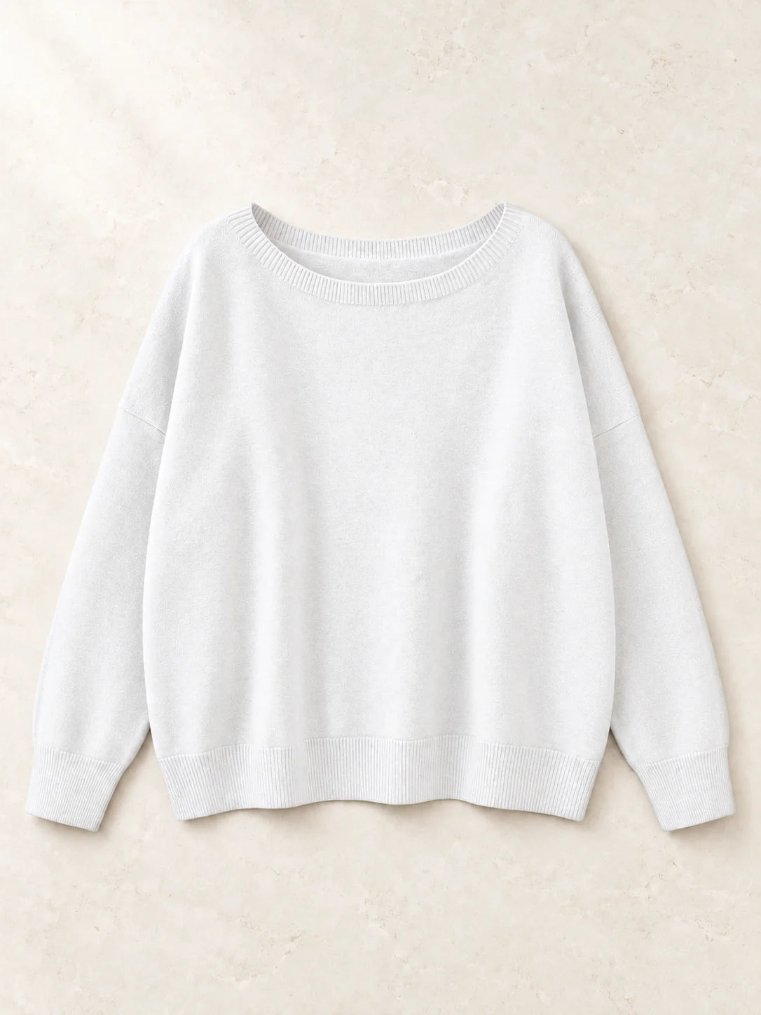 Women's Relaxed Round Neck Knit Jumper