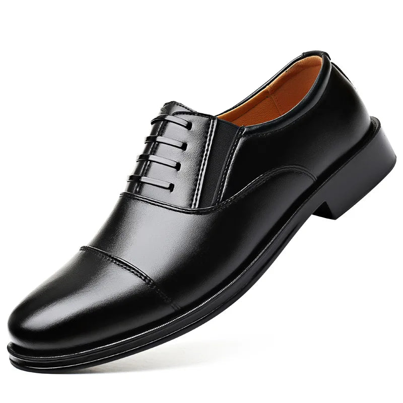 Men's Polished Formal Lace-Up Shoes