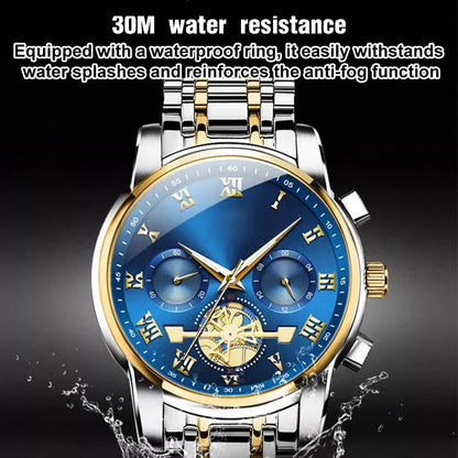 Men's Dodecagon Quartz Watch