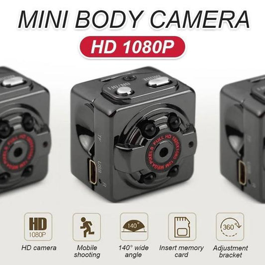 Upgrade HD 1080P MINI BODY MOTION ACTIVATED CAMERA