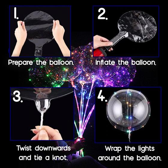 LED Light Balloon Christmas Gift