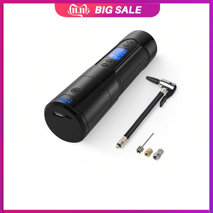 Portable Electric Air Pump With Digital Gauge LCD