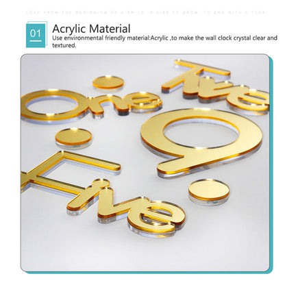 3D Creative Wall Clock