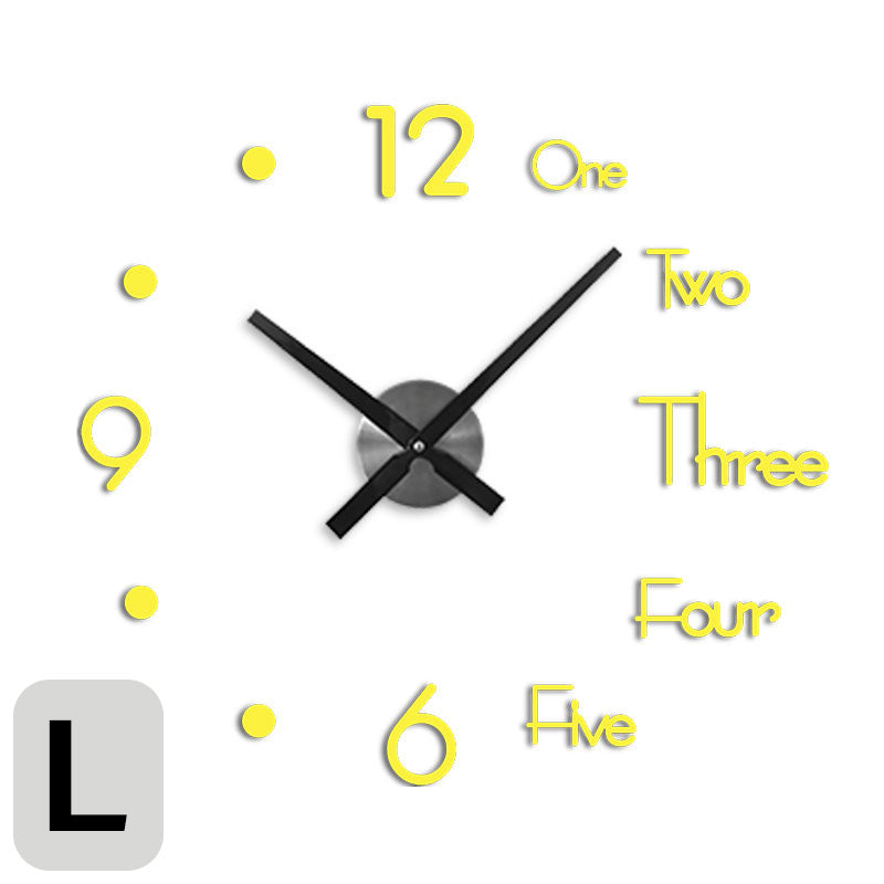 3D Creative Wall Clock
