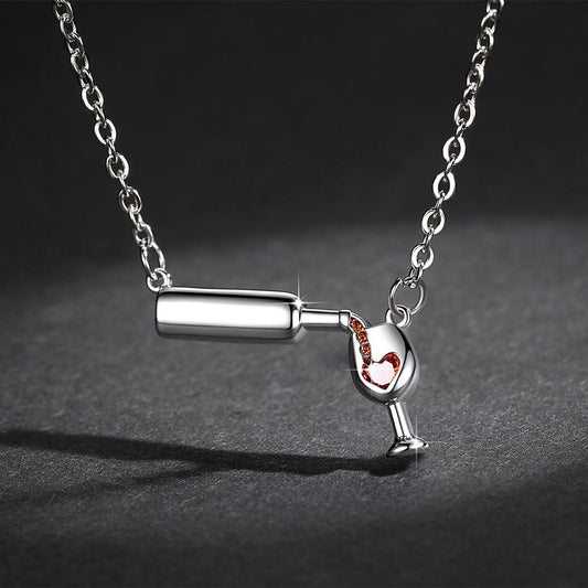 New Lovely wine Necklace ( BUY 1 GET 1 FREE )